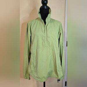 Kokatat Women's Medium Lime Green 1/4 Zip Dry Paddling Canoe Kayak Nylon Jacket